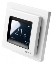 Терморегулятор Devi Touch белый