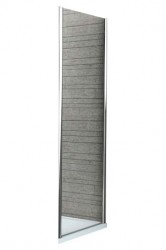 Боковая стенка Novellini Lunes F 78-84 см профиль серебро