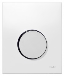 Кнопка смыва Tece Loop Urinal 9242627 белая, кнопка хром