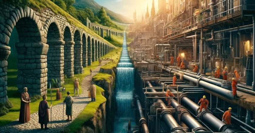 Газопровод и водопровод: эволюция систем жизнеобеспечения города