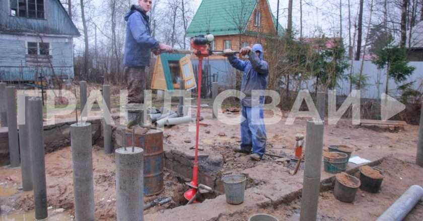 Создание свайного фундамента своими руками: пошаговая инструкция