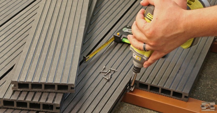 Укладка террасной доски из ДПК своими руками — пошаговое руководство